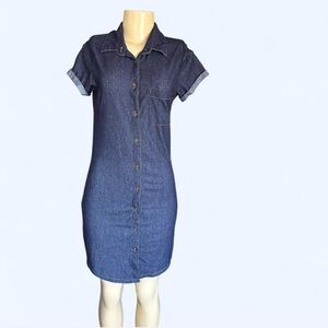 Bobbie Brooks Dark Blue Denim Top